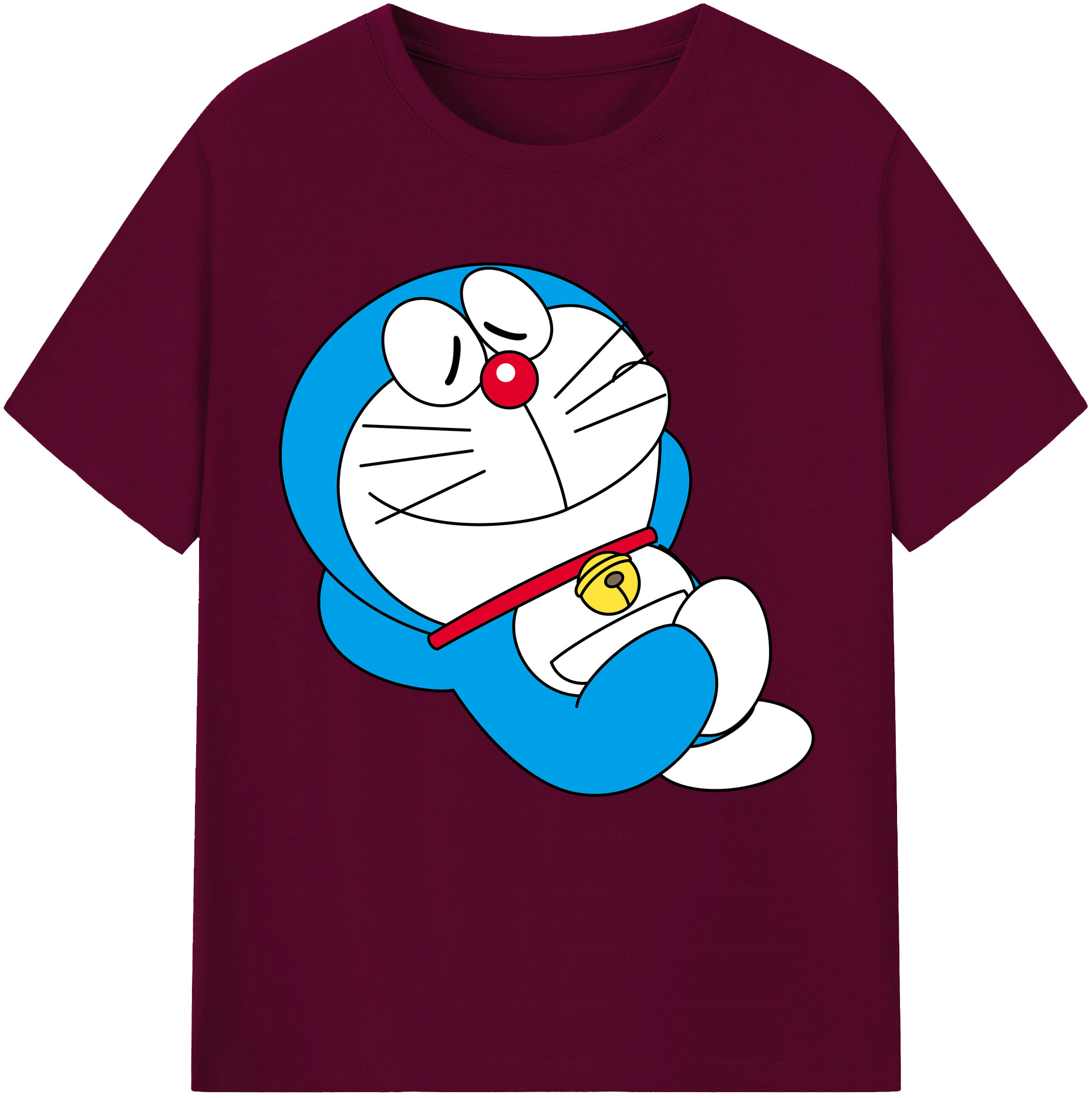 （画像用） ドラえもん Doraemon レディースカジュアルプリントTシャツ（綿100％）